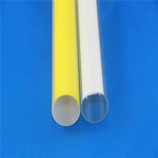 Japan Teijin raw material High efficient transparent double color for T5 T8 T9 T10 LED tube light housing Competitive PC lens
