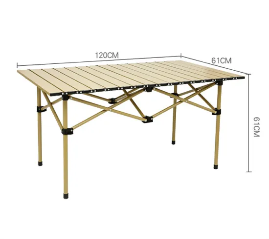 Portable Folding Camping Picnic Table - Stable BBQ Accessory