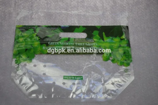 laminated grape bag with vent holes