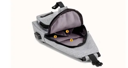 Men's Casual Chest Bag - Professional Design Sling Backpack