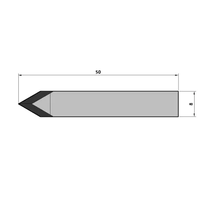High Quality Tungsten Carbide Oscillating Knife Blade E74 for IECHO Cutting Machine