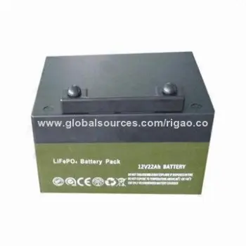 12V, 22Ah LiFePO4 battery packs for electric vehicle and golf cart of Windrunner