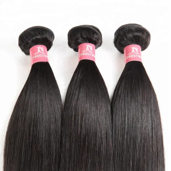 100% Unprocessed Human Hair Best Quality Brazilian Straight Hair Weaving