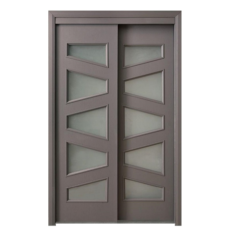 Exterior Simple Main Wooden Doors