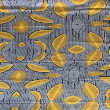 Rayon Leaves Print Fabric