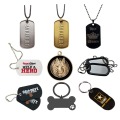 Custom Bulk Cheap Keychain Necklaces Army Dog Tag