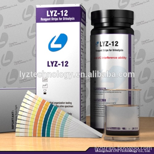 LYZ AccuCheck แผ่นทดสอบคีโตน URS-1K URS-2K FDA