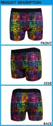 Colorful Printed Comfortable Cotton Boxer Short Men Underwear Sexy Underwear Men