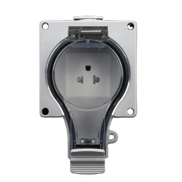 Waterproof Wall Socket IGX66: 1 Gang American Socket with US Design for Outdoor Use