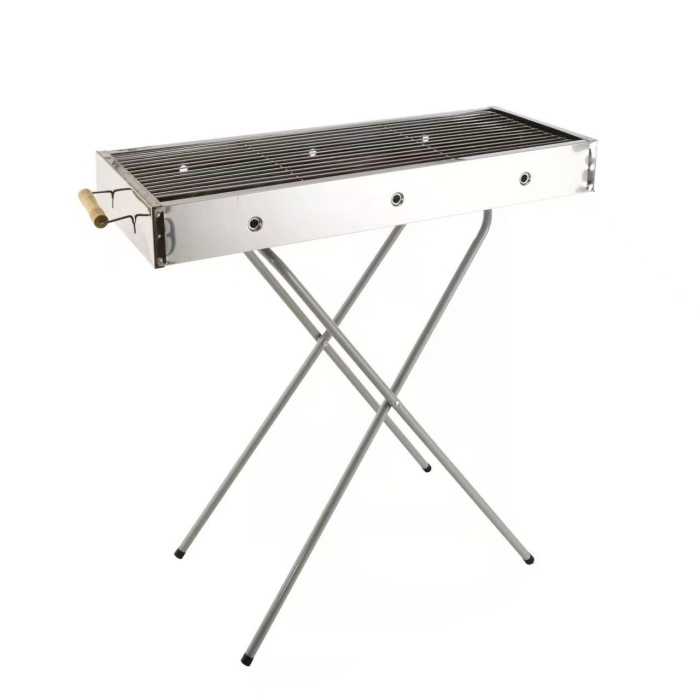 Klappbarer tragbarer Outdoor-Grill aus Edelstahl