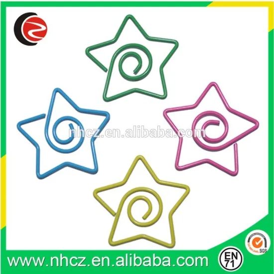 Promotional Star Shaped Paper Clips