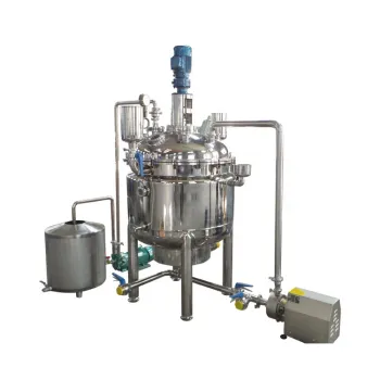 Stainless Steel Industrial Hydrogenation Bio Pellet Reactor Stirred Tank Reaction Kettle with Stirring