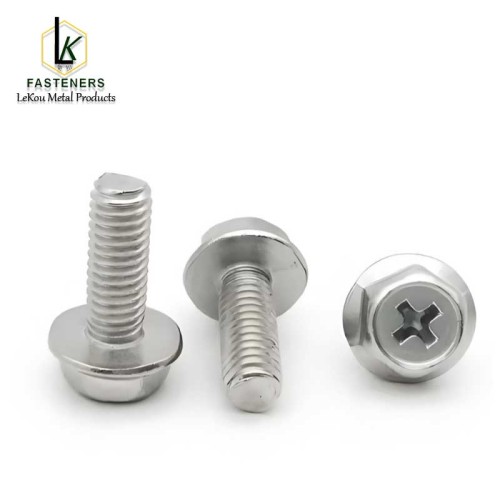 Винт с шестигранным фланцем из нержавеющей стали Phillips