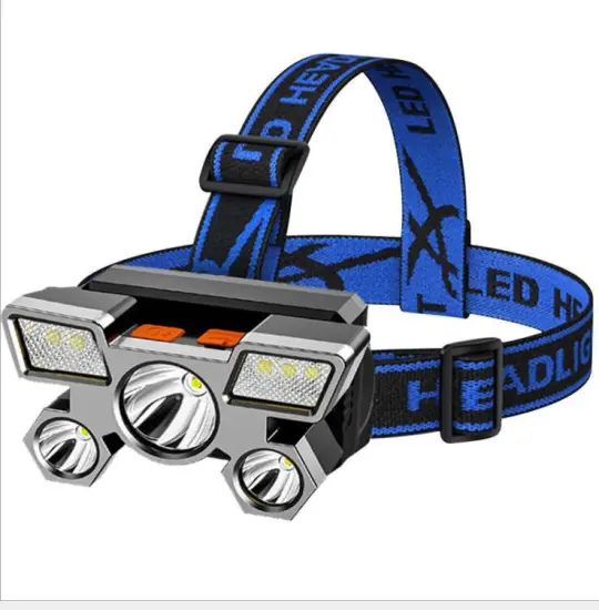 Rechargeable Waterproof Hunting Head Torch: Super Bright 18650 LED Headlight