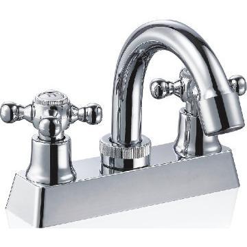 4\" basin faucet / bathroom faucet with three layers chrome plated