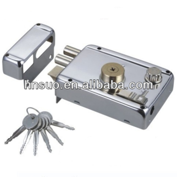 iron nickle security indoor rim lock parts