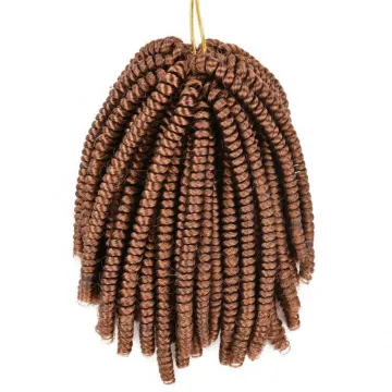 Hot Cheap Wholesale Spring Twist Ombre Crochet Braiding Hair Synthetic Fiber Hair Extensions