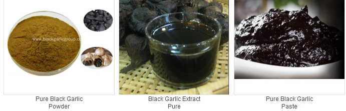 black garlic food