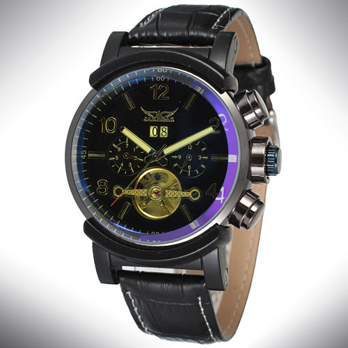 Stainless Steel Back Men Tourbillon 3ATM Watch