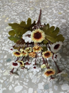 30cm Long table wedding cakes decorative home decor fake plastic fabric Mexico's milk chrysanthemum daisy flowers ELJ02 27X13