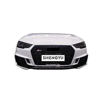 Upgrade Your Audi A4 B9 2017-2019 to RS4 Style Kit - Front Bumper with Grille, Front Lip, Rear Diffuser