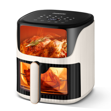 Electric Viewable Home Kitchen 6L Smart Oil-free Air Fryer