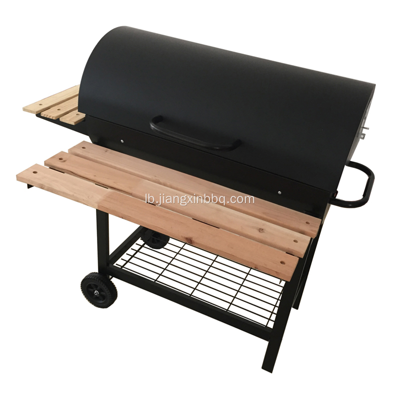 Ueleg Drum Holzkuel Barbecue