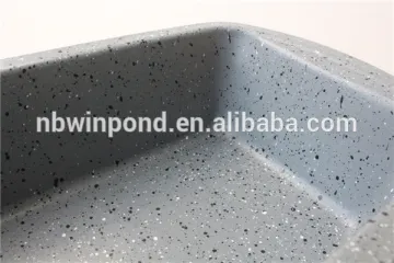 non-stick carbon steel metal baking tray mould marble enamel coating loaf pan