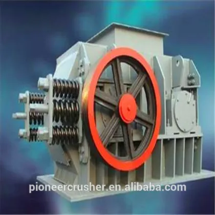 Small size industry mining bearing cement double roller crusher