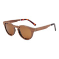 Handmade Shell Wooden Sunglasses