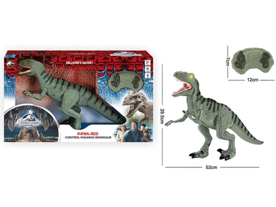 DINOSAUR ISLAND TOYS INFRARED R/C DINOSAUR , WITH SOUND AND LIGHT