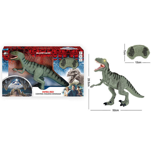 DINOSAUR ISLAND TOYS INFRARED R/C DINOSAUR , WITH SOUND AND LIGHT