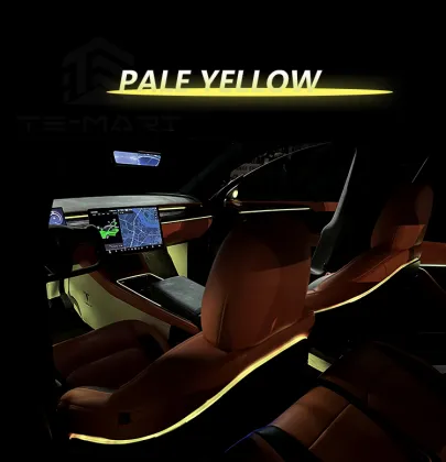 LED Strip Ambient Floor Light Interior Car Ambient Lighting Kit for Tesla Model 3/Y