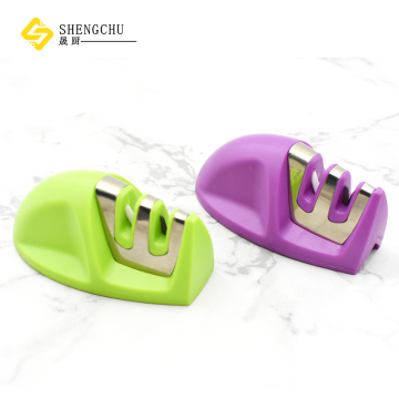 Portable 2-Stage Tungsten Steel Ceramic Mini Knife Sharpener