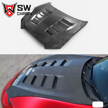 Ventilasi udara serat karbon untuk Mazda Mx5 Hood Front Engine Valve Cover Auto Parts