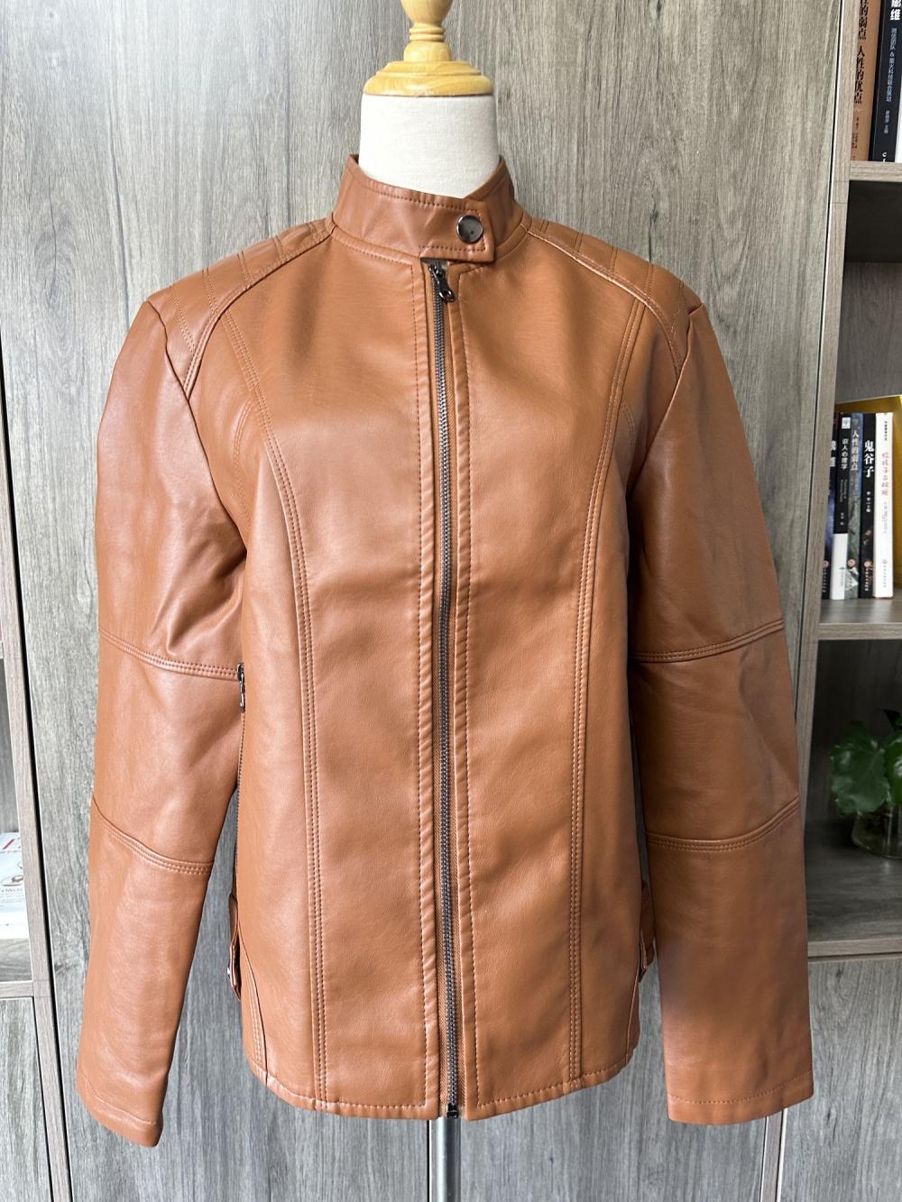 long leather jacket womens