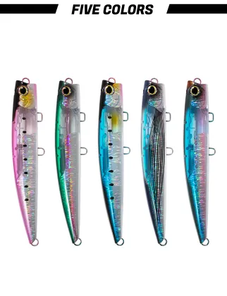 93g 220mm Floating Popper Jigging Hard Plastic Fishing Lure for Kingfish
