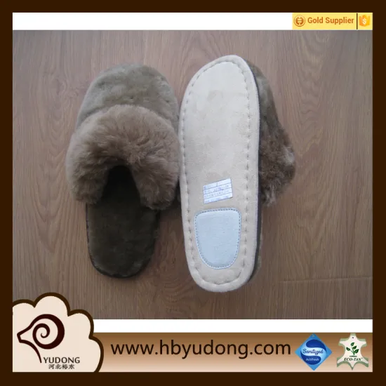 Australia sheepskin slippers for women/men indoor