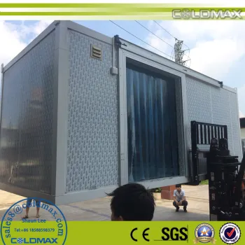 cold storage room for vegetables fruits meat chicken