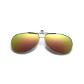 Custom Aviator Clip On Sunglasses For Glasses