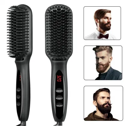 Male and Female Straight Hair & Beard Combs - 2-in-1 Hair Styling Combs