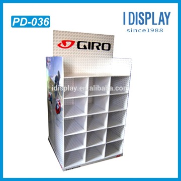 cardboard display stand food floor display floor chocolate display