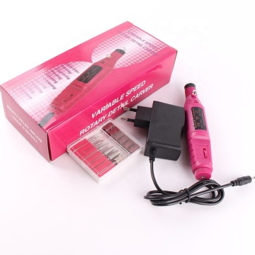 Portable Rechargeable Electric Nail Drill Kit with Polishing Tools