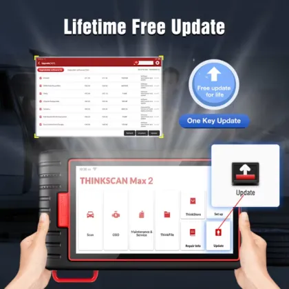 ThinkCar ThinkScan Max2: FCA AutoAuth OBD2 Engine Diagnostic Tool