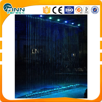 Hotel lobby, coffee shop decoration 2m length rain fountain string water curtain fountains