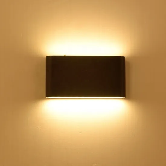 Rectangle Waterproof LED Wall Lamp for Outdoor Spaces