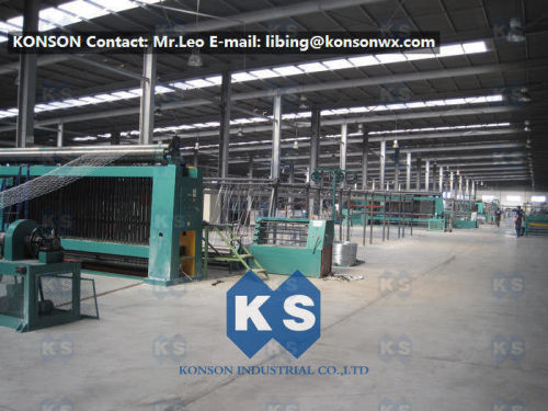 Hexagonal Wire Netting Machine For Heavily Galvanized Galfan And Pvc Coated Wire Mesh