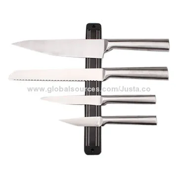 4pcs Hollow Handle Stainless Steel Knife Set