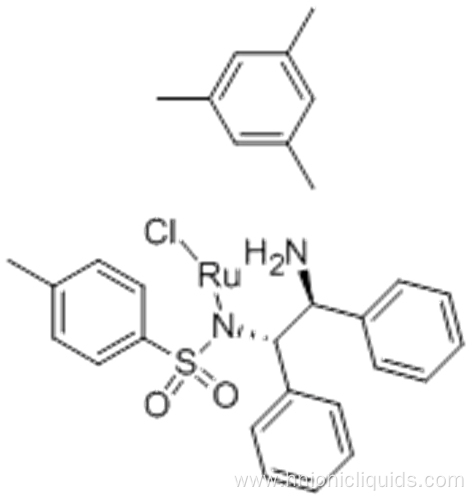 Chloro{[(1S,2S)-(+)-2-amino-1,2-diphenylethyl](4-toluenesulfonyl)amido}(mesitylene)ruthenium(II), min. 90% RuCl[(S,S)-Tsdpen](mesitylene) CAS 174813-81-1