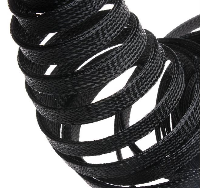 Automotive Wire Harnesses Nylon Multifilament Braided Cable Sleeved